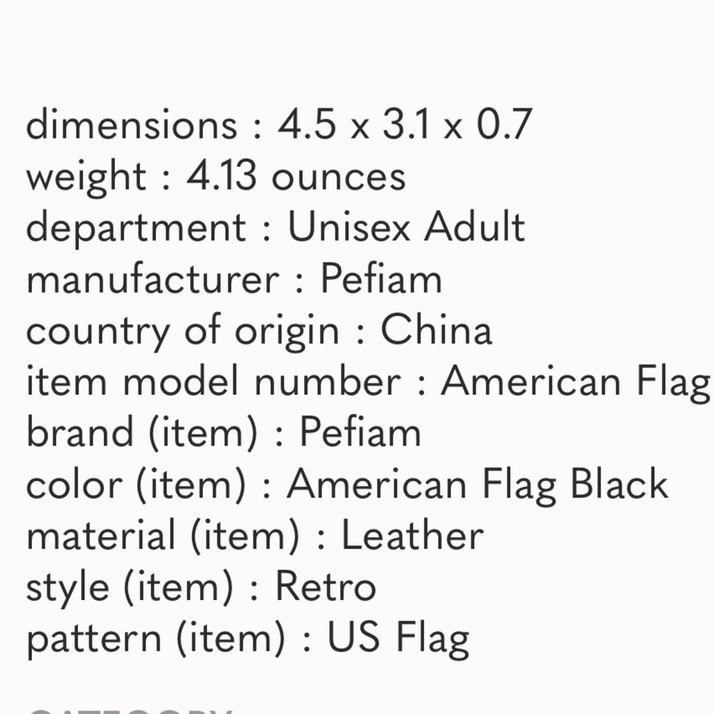 Men's Leather Wallet | New | American Flag Wallet - Picture 2 of 8